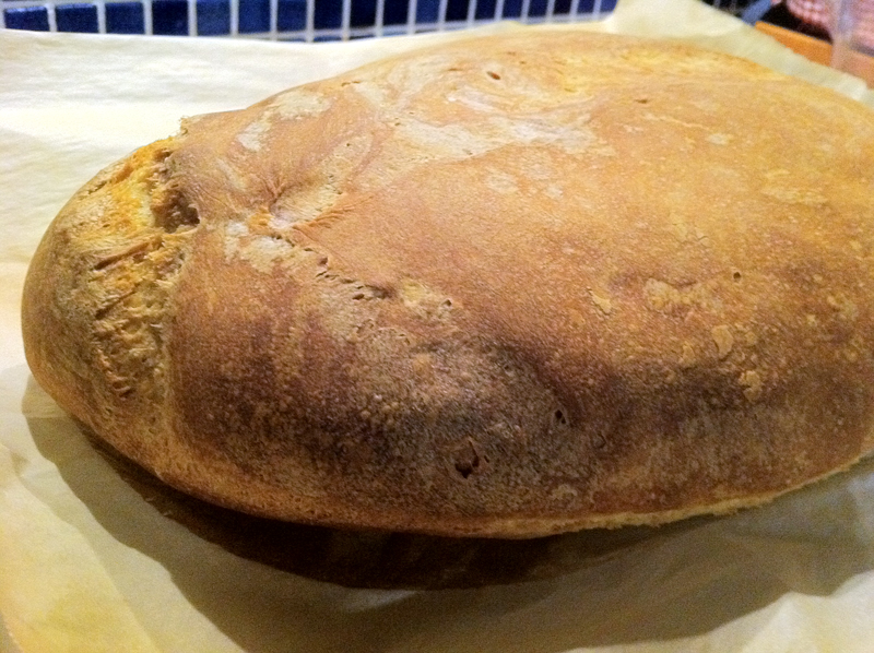 pane a lievitazione naturale con pasta madre